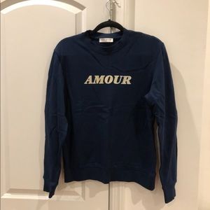 Sandro Mens AMOUR sweatshirt, Small